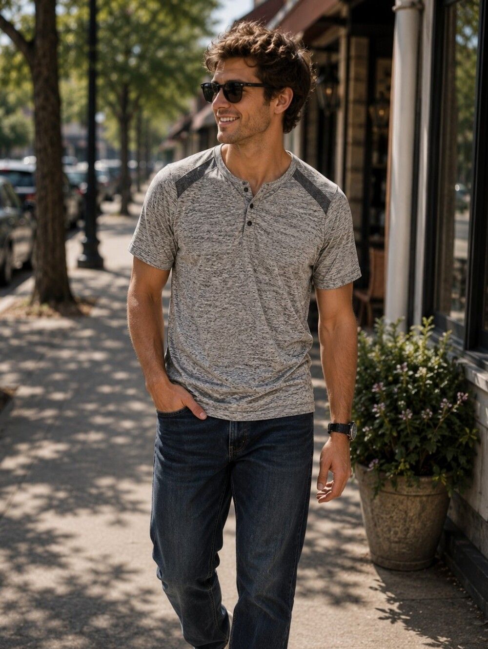 Broken threads Grey Shirt